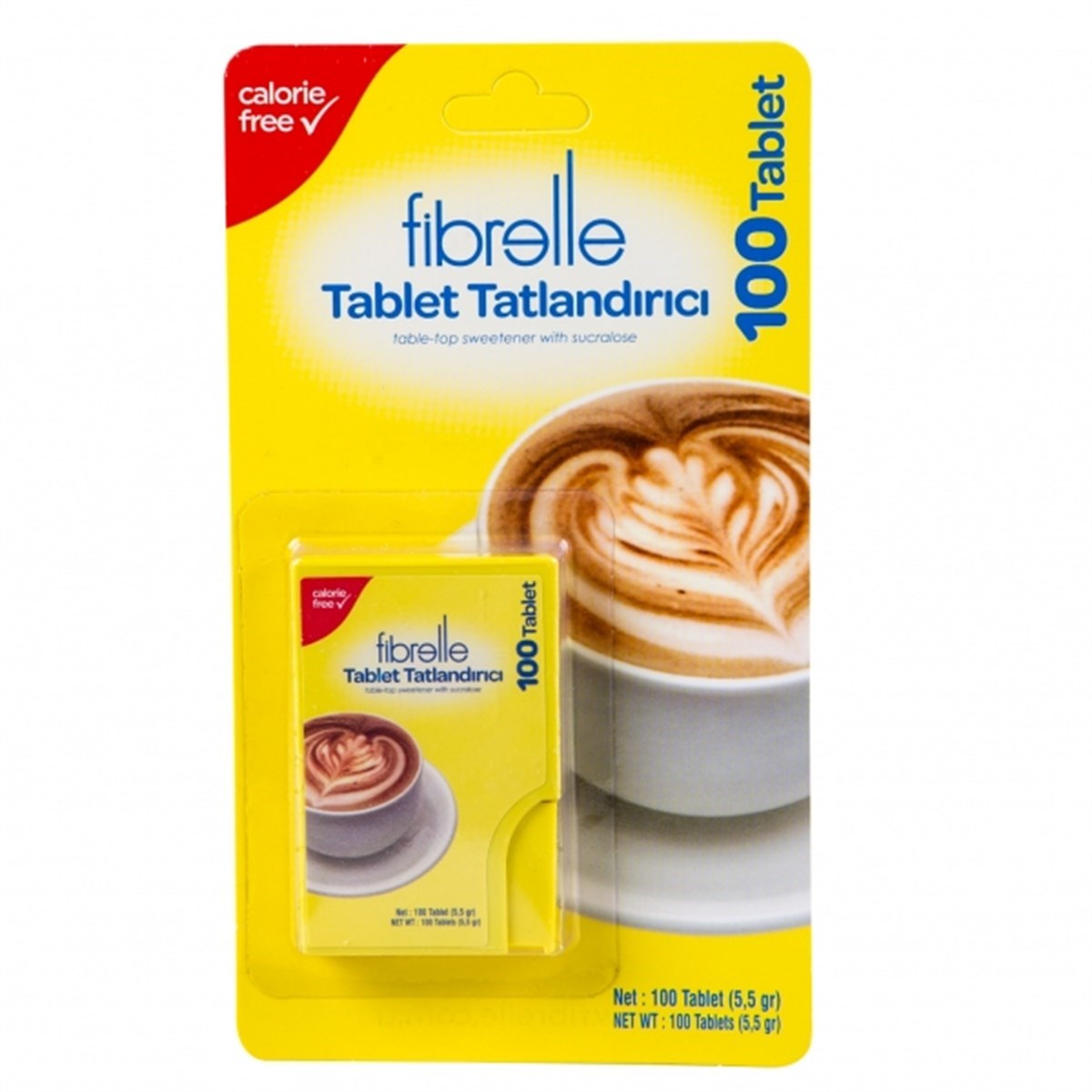 Fibrelle Tablet Tatlandırıcı 100 Tablet