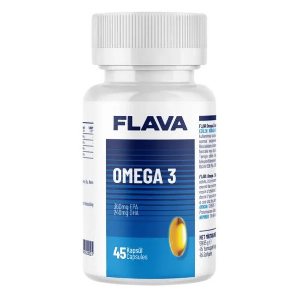 Flava Proteinocean Omega 3 45 Kapsül-FLAVA