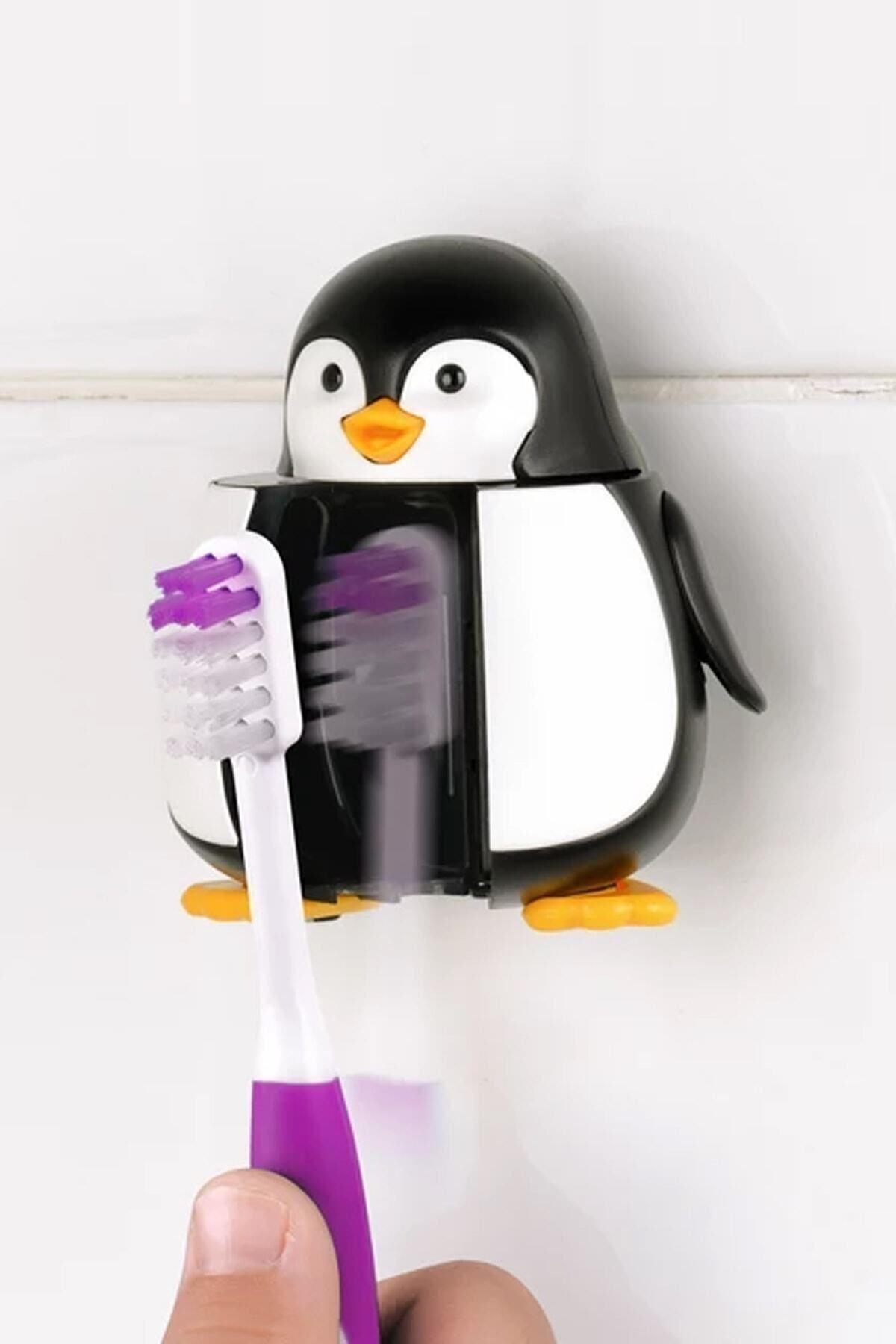 Flipper Hijyenik Diş Fırçası Kabı Penguen-Rocs