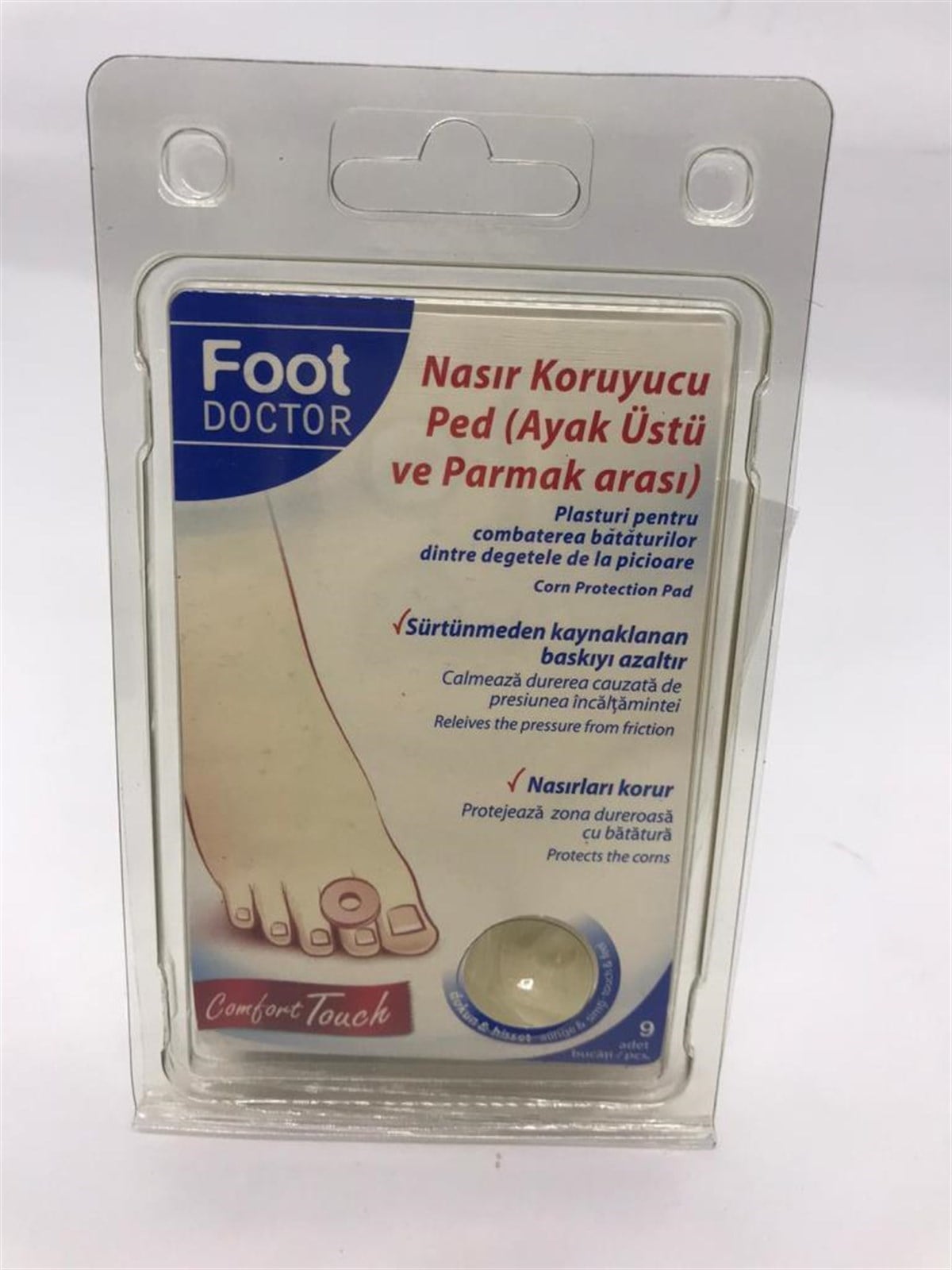 Foot Doctor Nasır Koruyucu Ped (Ayak Üstü ve Parmak Arası) 9 Adet