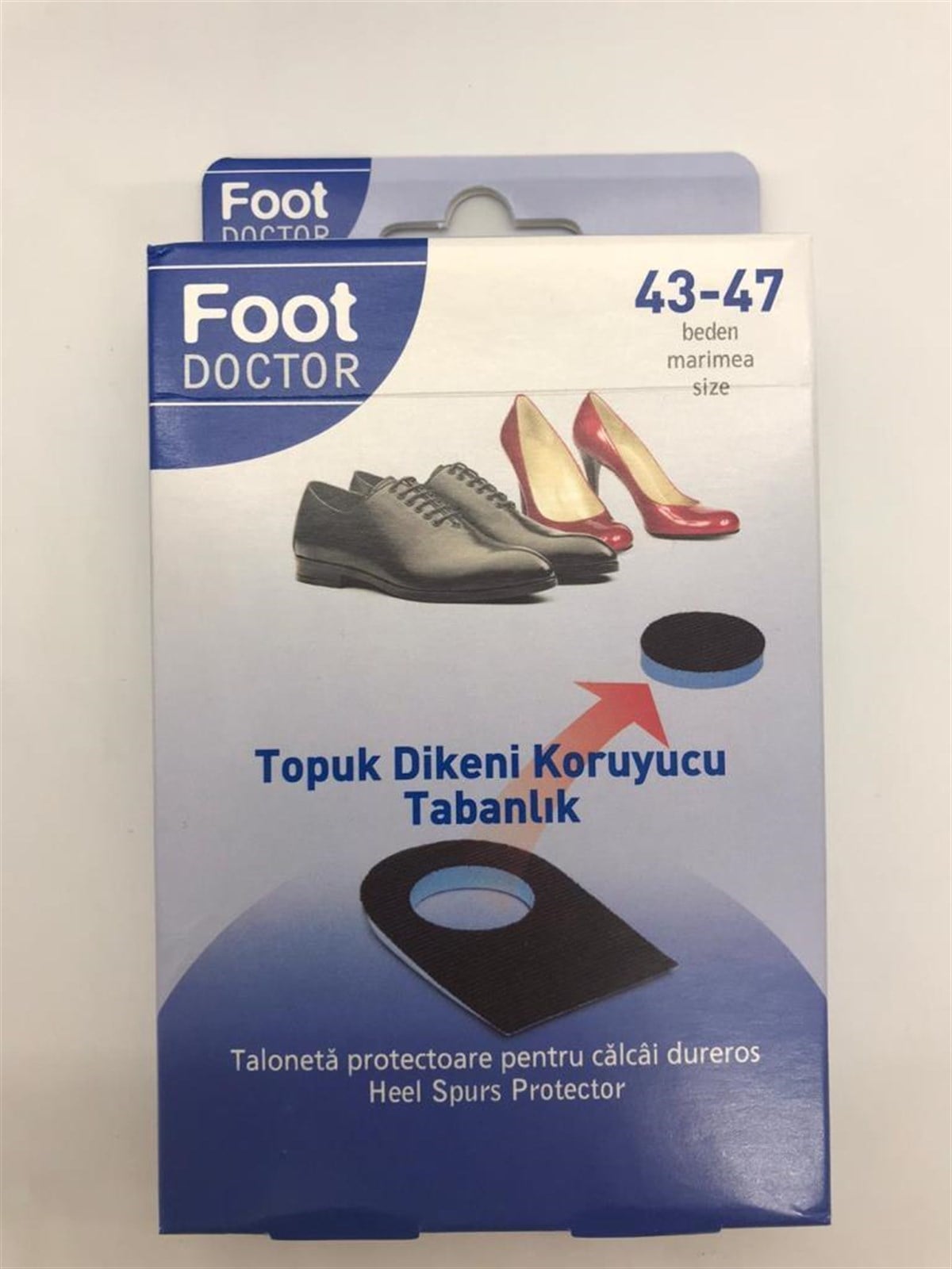 Foot Doctor Topuk Dikeni Koruyucu (43-47) 1 Çift