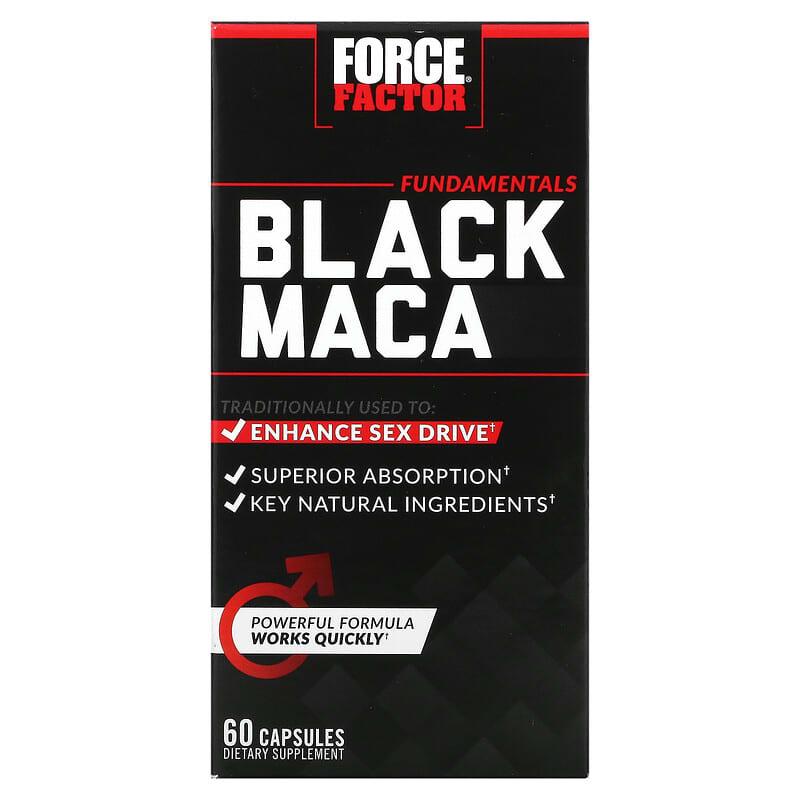Force Factor Black Maca 60 Capsules-Force Factor