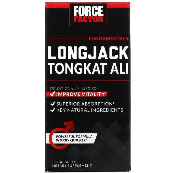 Force Factor Longjack Tongkat Ali 30 Capsules-Force Factor