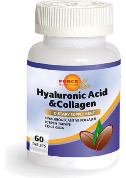 Force Nutrition Hyaluronik Asit ve Kollajen 60 Tablet-FORCE NUTRITION