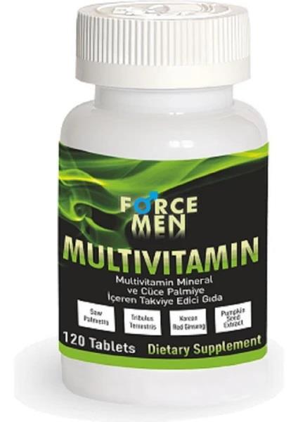Force Nutrition Men Multivitamin Mineral ve Saw Palmetto 632 mg 120 Tablet-FORCE NUTRITION