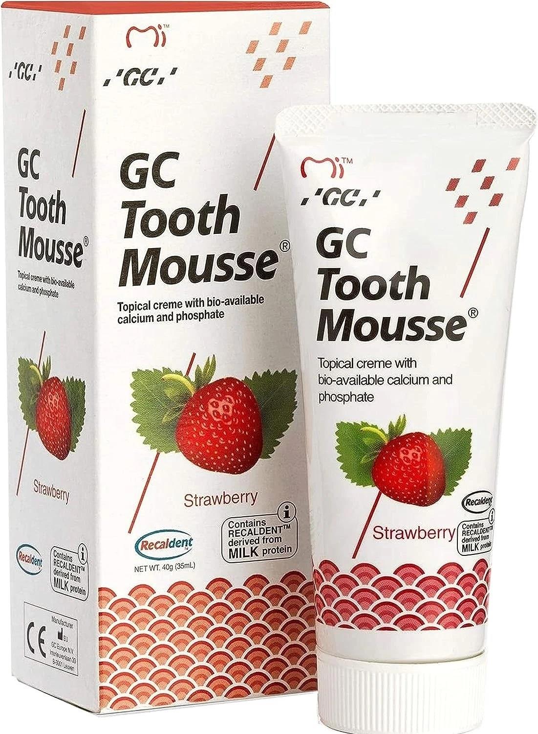 GC Tooth Mousse Diş Minesi Koruyucu Strawberry 35 ml-GC
