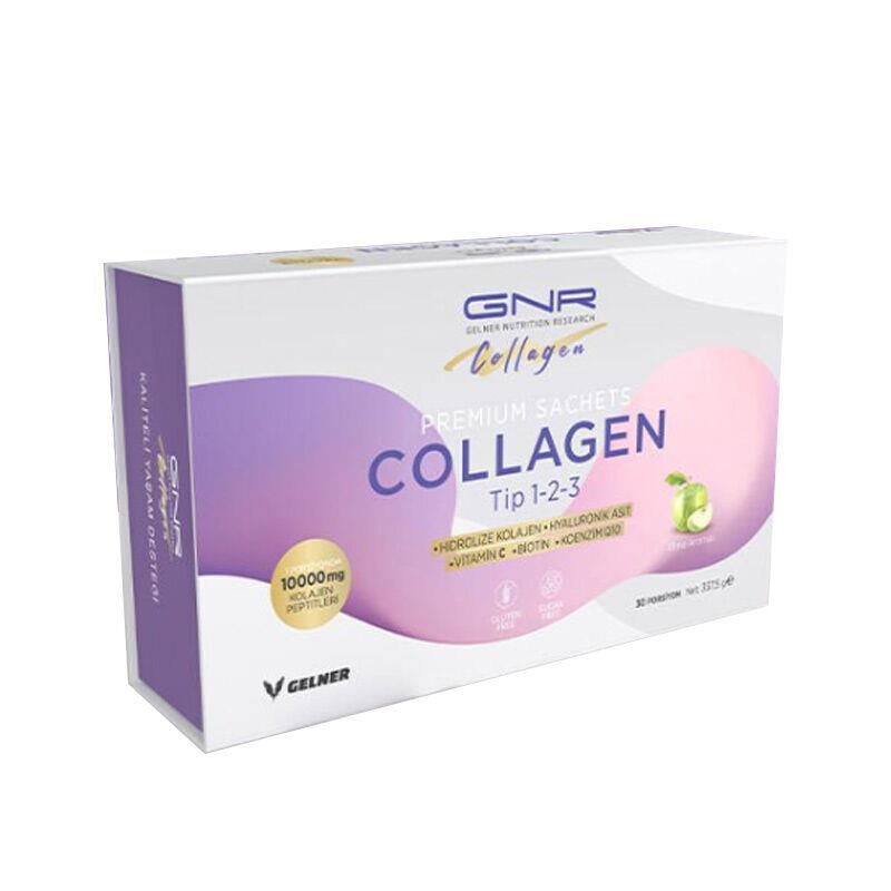 GNR Collagen Tip 1-2-3 10000 mg Elma Aromalı 30 Saşe-GNR COLLAGEN