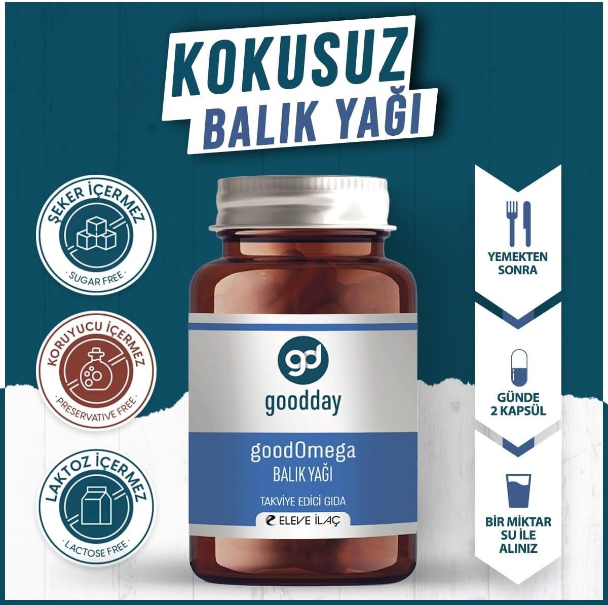 Goodday Omega-3 60 Kapsül-GOODDAY