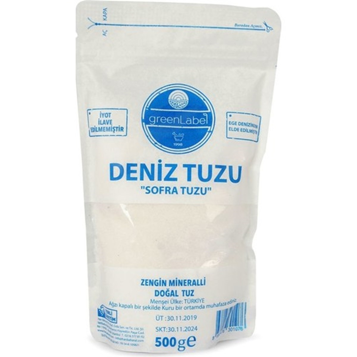 Green Label Deniz Tuzu 500 gr