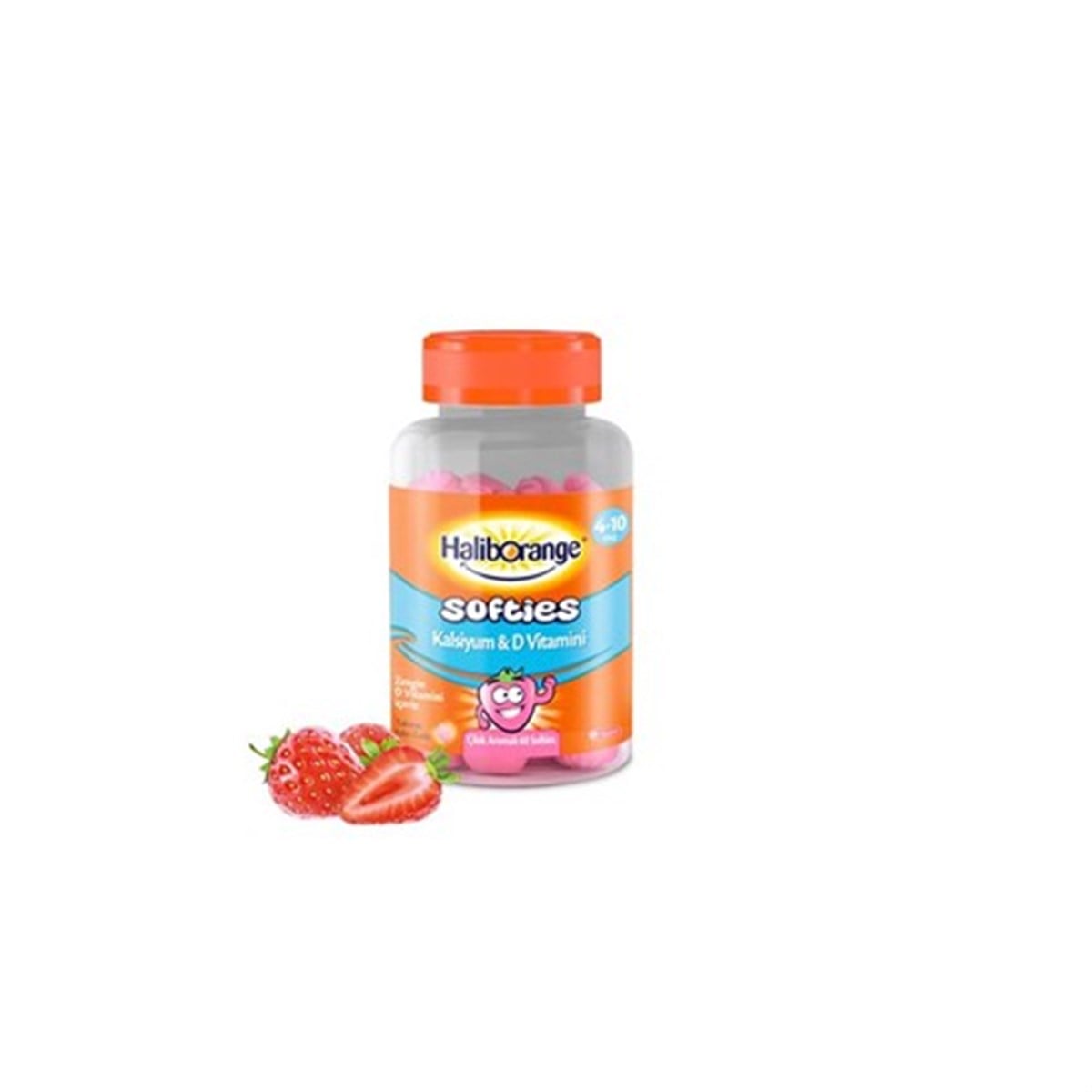 Haliborange Kalsiyum & D Vitamini Çilek Aromalı 60 Softies