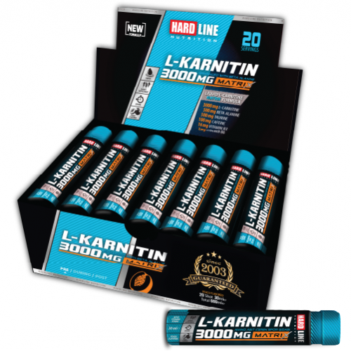 Hardline L-Carnitine Şeftali Aromalı 3000 mg 20 Adet-HARDLINE