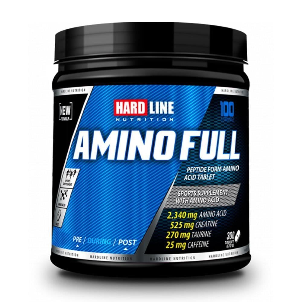 Hardline Nutrition Amino Full 300 Tablet-HARDLINE
