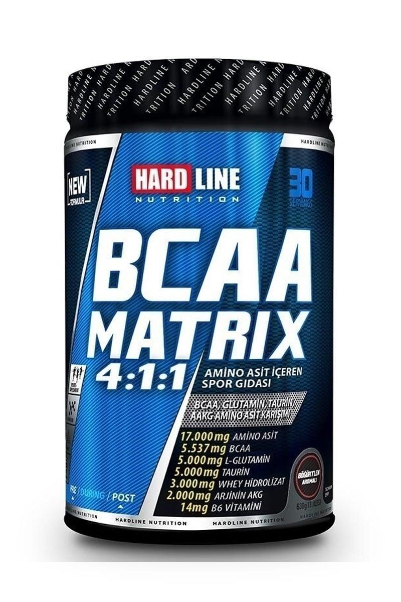 Hardline Nutrition BCAA Matrix 4:1:1 Böğürtlen 630 gr-HARDLINE