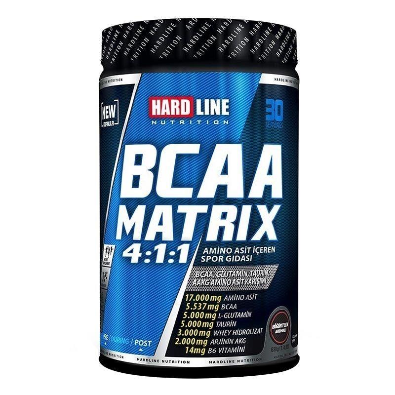 Hardline Nutrition BCAA Matrix Tropical 630 gr-HARDLINE
