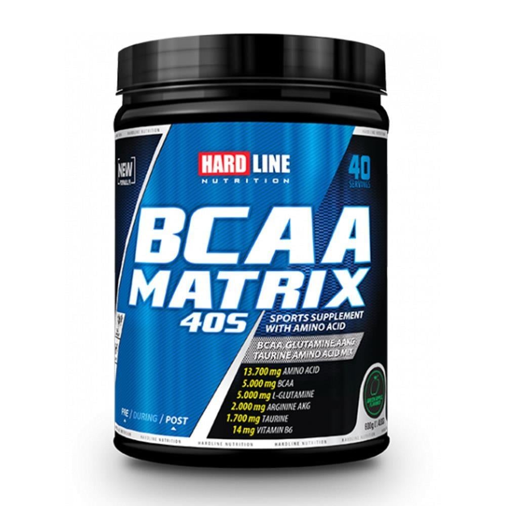 Hardline Nutrition BCAA Matrix Yeşil Elma 600 gr-HARDLINE