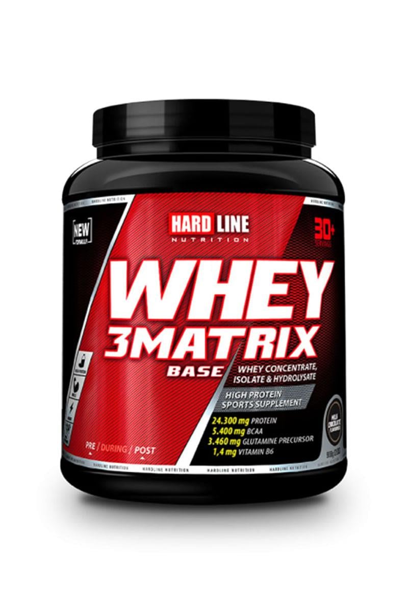 Hardline Nutrition Whey 3 Matrix Base Sade 908 gr-HARDLINE