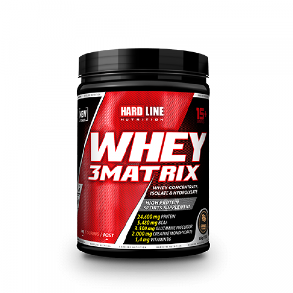 Hardline Nutrition Whey 3 Matrix Kurabiye Aromalı Protein Tozu 454 gr-HARDLINE