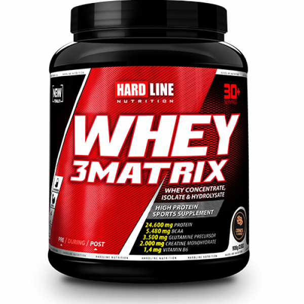 Hardline Nutrition Whey 3 Matrix Kurabiye Aromalı Protein Tozu 908 gr-HARDLINE