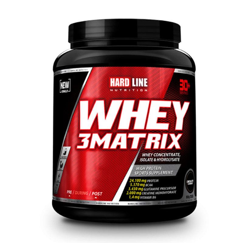 Hardline Whey 3 Matrix Çikolatalı 908 gr-HARDLINE