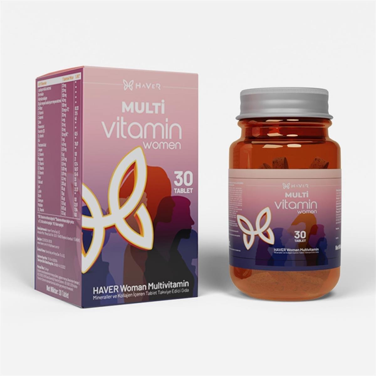 Haver Multivitamin Women 30 Tablet | Dermolist.com da Haver Multivitamin Women 30 Tablet | Dermolist.com da