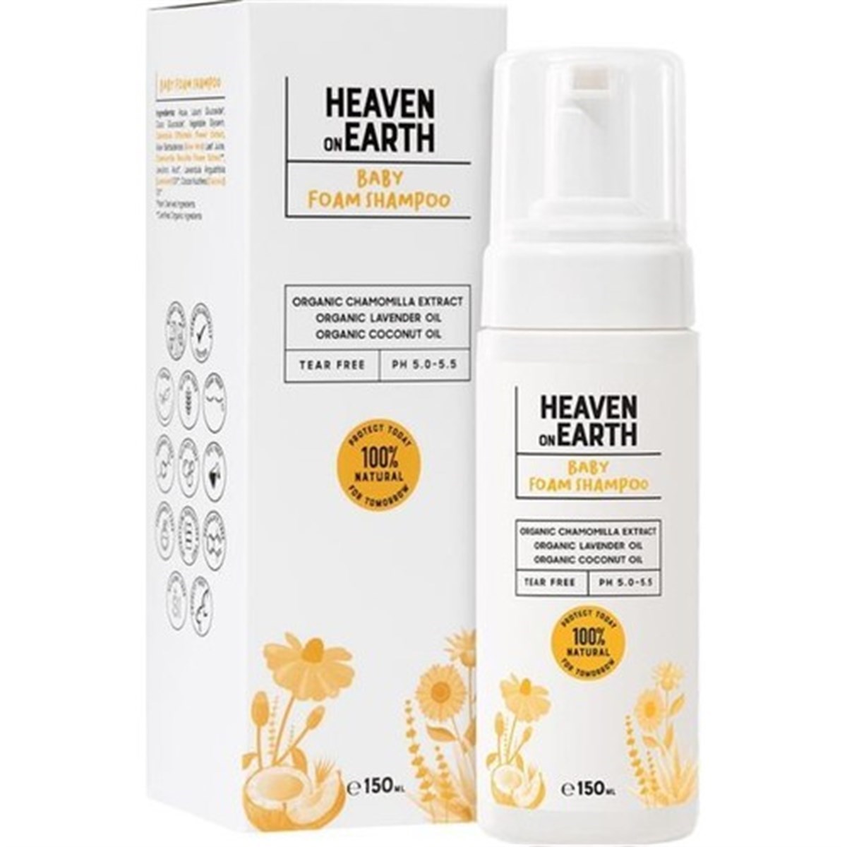 Heaven On Earth Bebek Köpük Şampuanı 150 ml