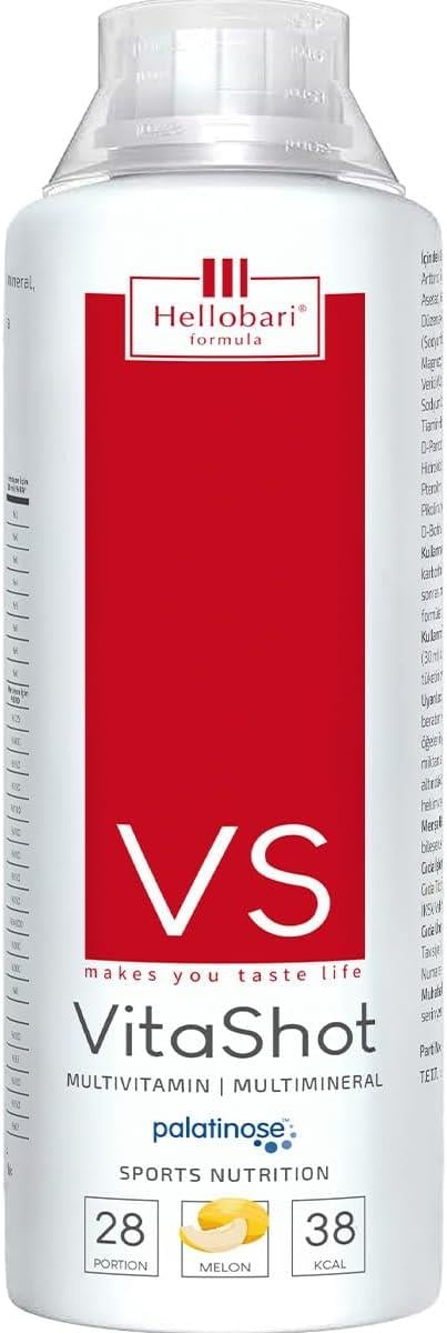 Hellobari Formula Vitashot Kavun Aromalı 28 Porsiyon 840 ml-Hellobari Formula