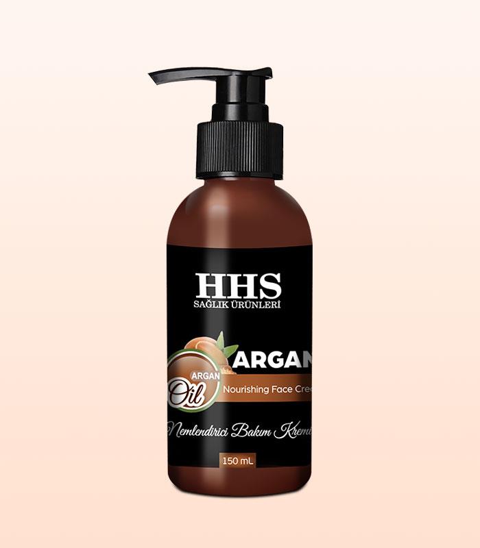 HHS Argan Yağlı Nemlendirici El Yüz ve Vücut Bakım Kremi 150 ml-HHS