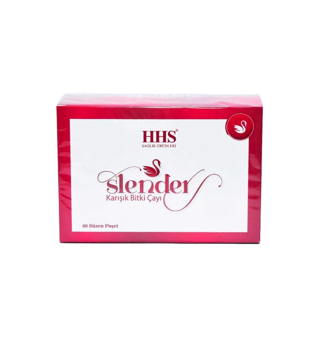 HHS Slender Bitkisel Zayıflama Çayı 60 Süzen Poşet-HHS