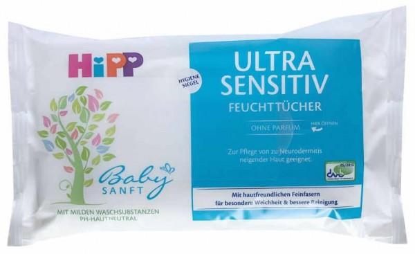 Hipp Baby Sanft Yenidoğan Islak Havlu 52 Yaprak-Hipp