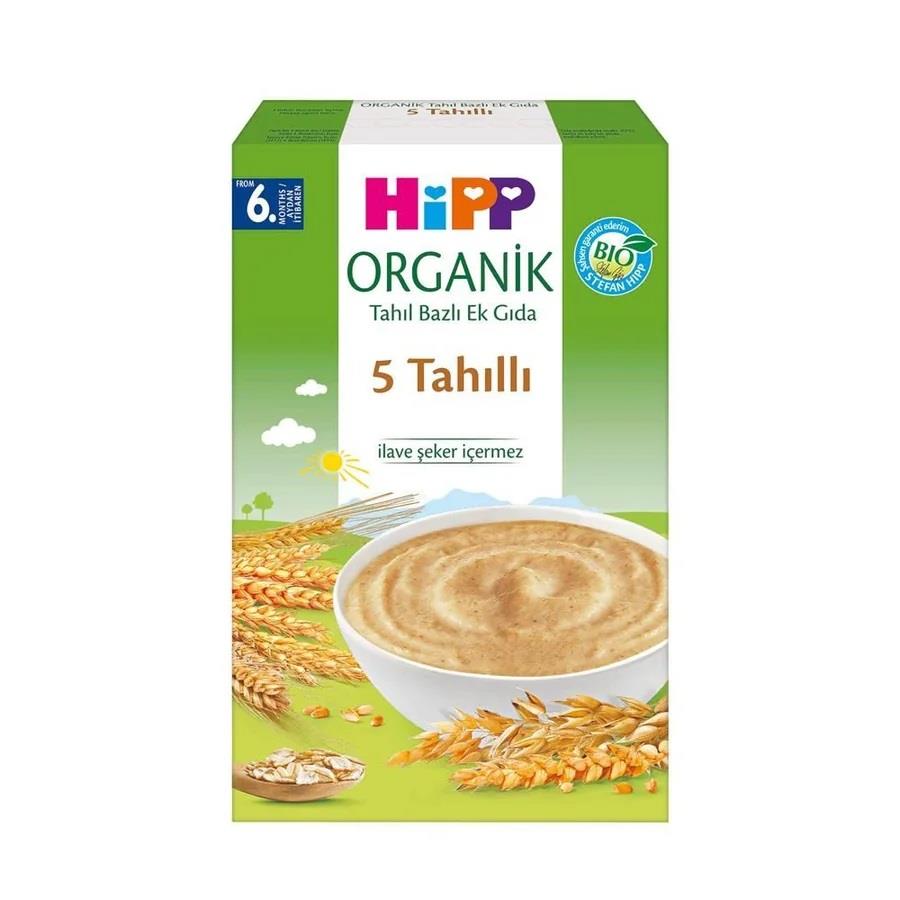 Hipp Organik 5 Tahıllı Tahıl Bazlı Ek Gıda 200 gr-Hipp