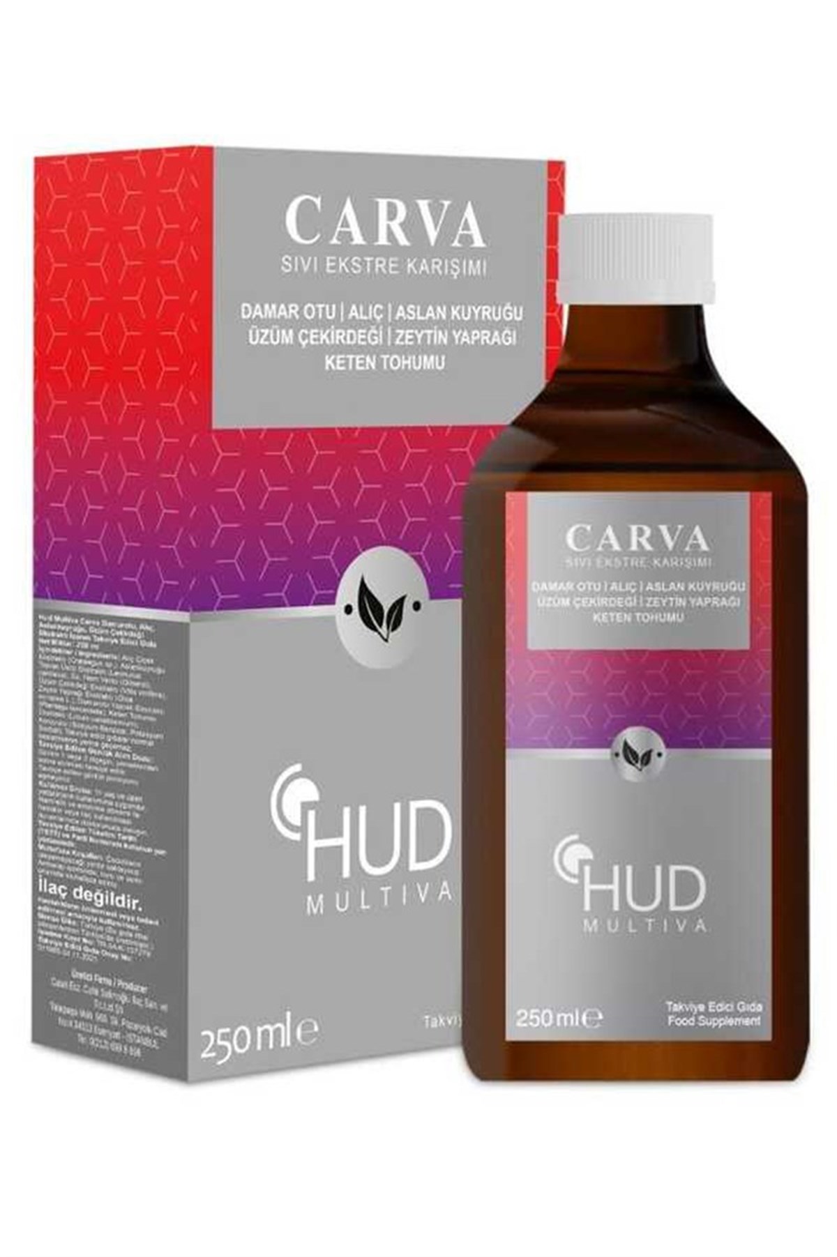 Hud Multiva Carva Sıvı Ekstre Karışımı 250 ml
