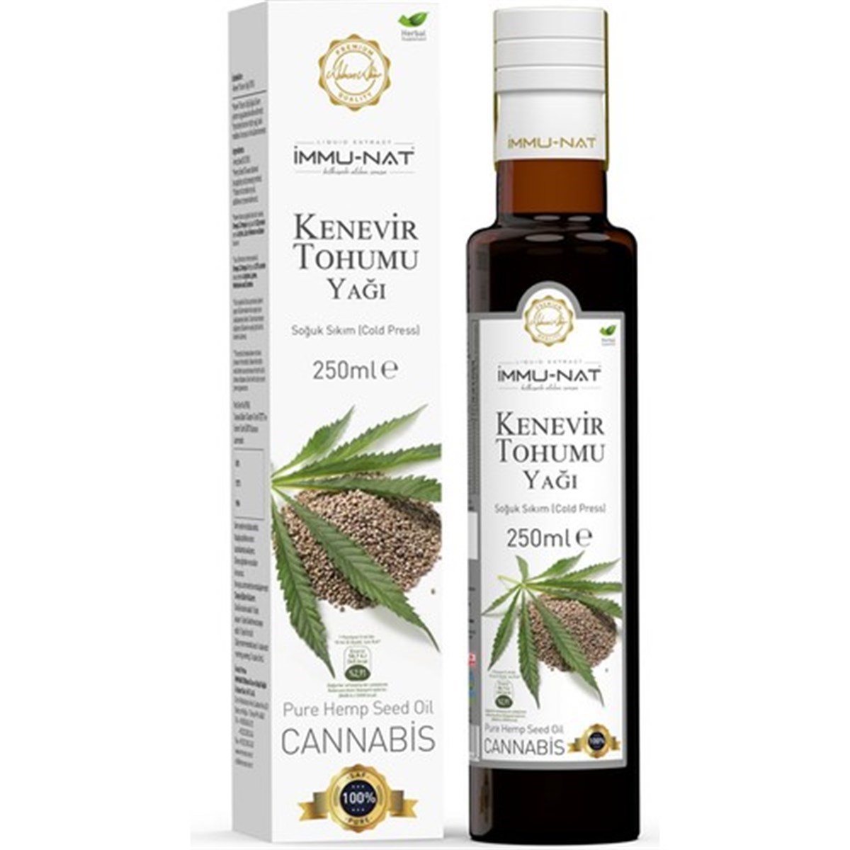 İmmu-Nat İmmu Cbd Kenevir Tohumu Yağı 250 ml