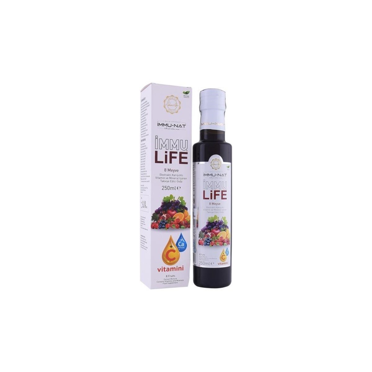 İmmu-Nat İmmu Life 8 Meyve Karışımlı Ekstrat 250 ml