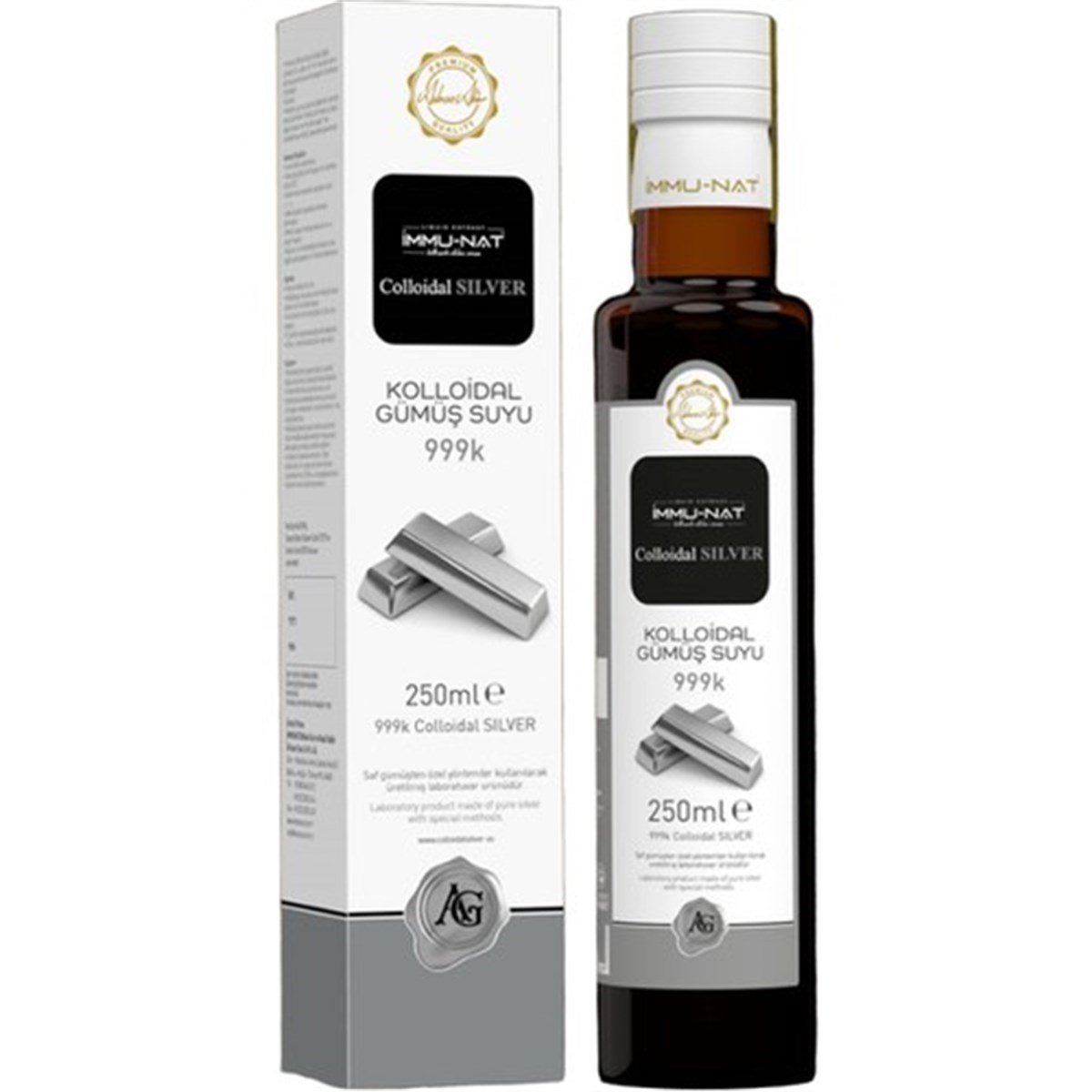 İmmu-Nat İmmunat Kolloidal Gümüş Suyu 10 PPM 250 ml