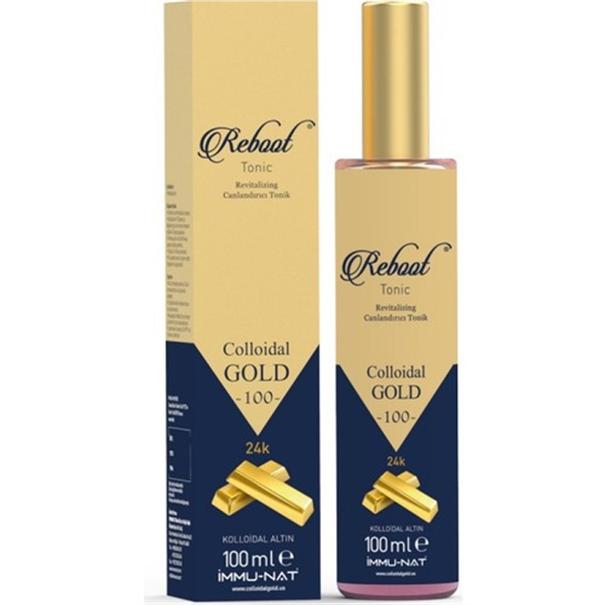 İmmu-Nat Reboot Gold Tonik 50 PPM 100 ml