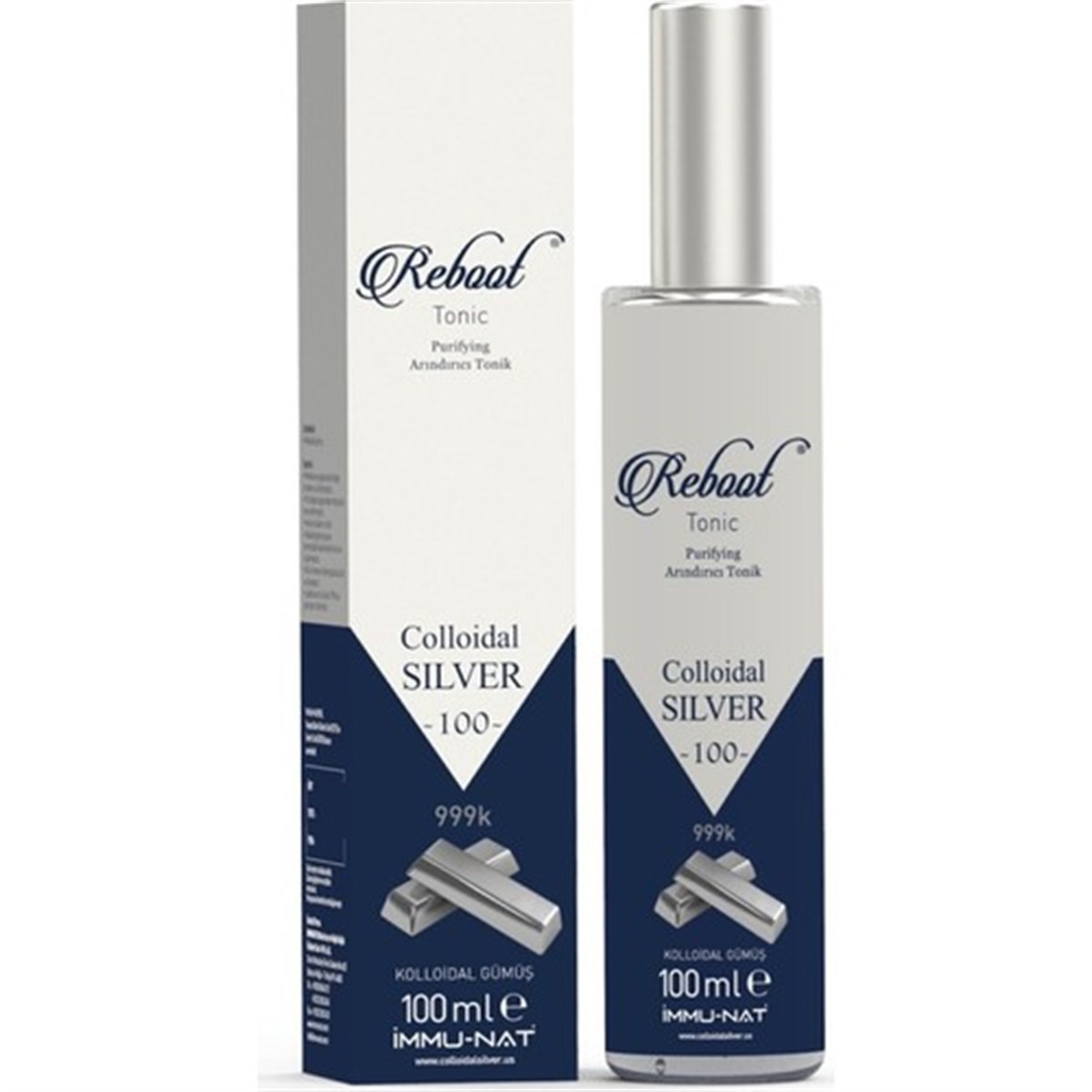 İmmu-Nat Reboot Silver Arındırıcı Tonik 20 PPM 100 ml