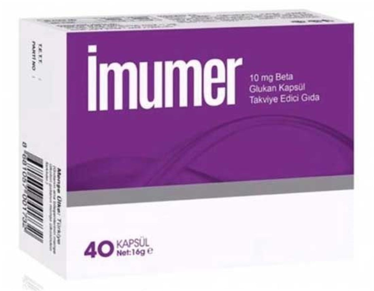 İmumer Beta Glukan 40 Kapsül