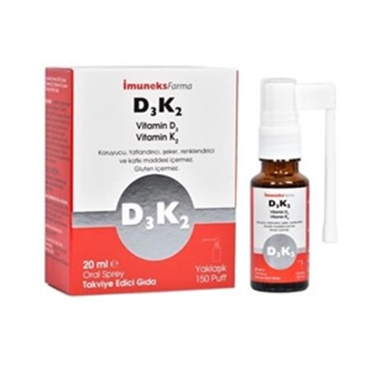 İmuneksFarma Vitamin D3K2 Sprey 20 ml