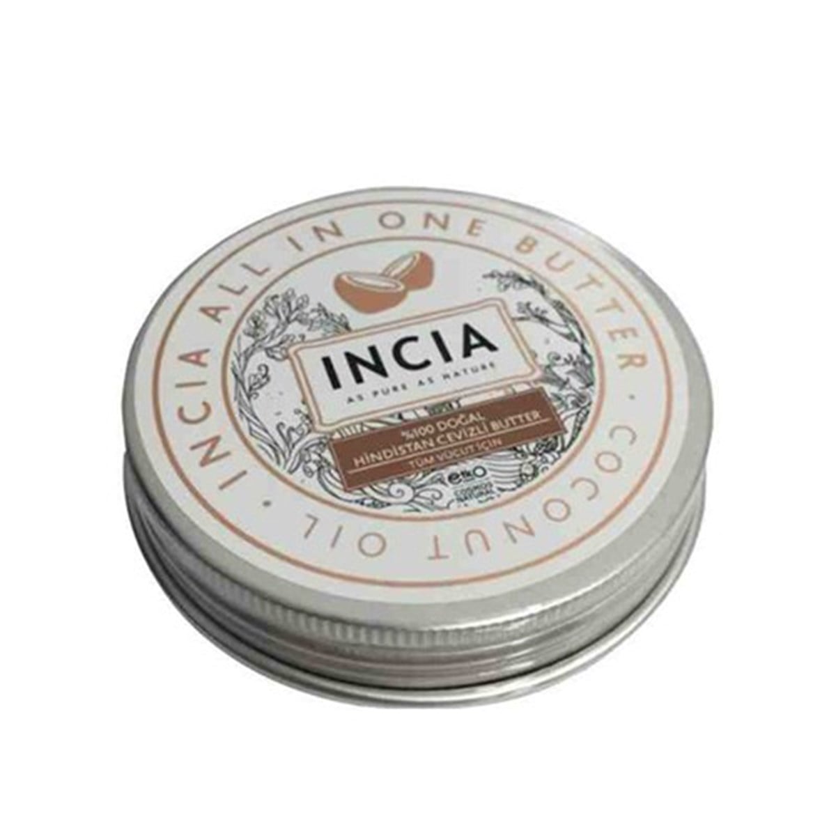 INCIA %100 Doğal Hindistan Cevizli Butter 50 ml