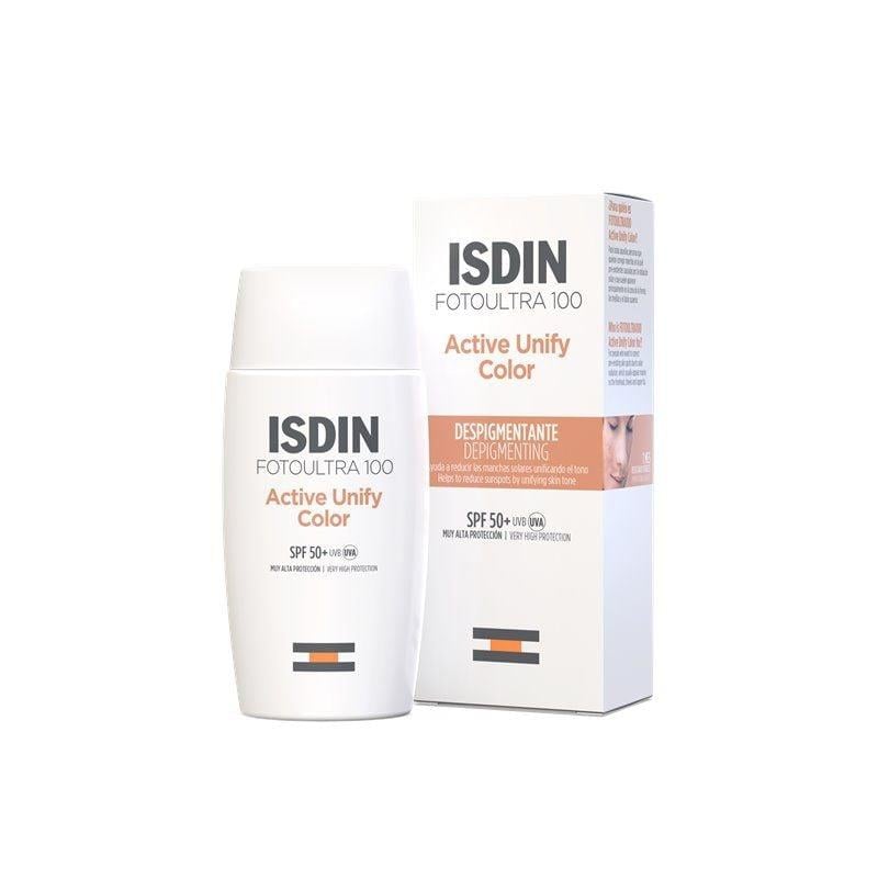 Isdin Fotoultra 100 Active Unify Color Depigmenting SPF50+ 50 ml-Isdin
