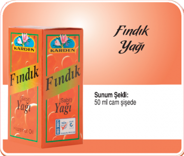 Karden Fındık Yağı 50 ml