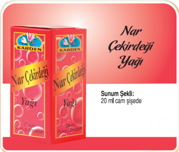 Karden Nar Çekirdeği Yağı 20 ml