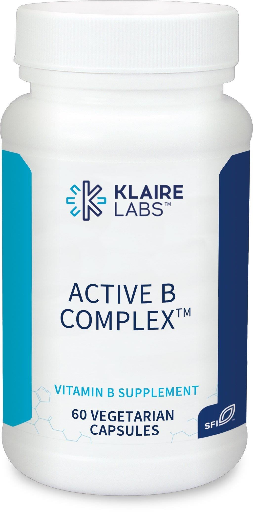 Klaire Labs Active B Complex 60 Kapsül-KLAIRE LABS