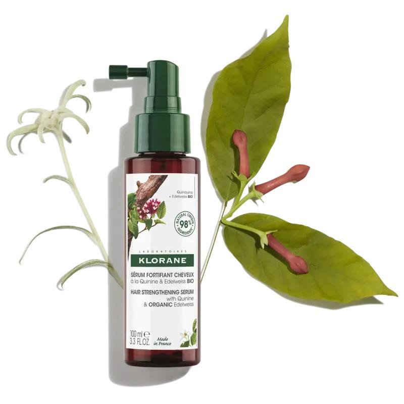 Klorane Kinin ve Organik Aşk Çiçeği Özlü Güçlendirici Saç Serumu 100 ml-Klorane