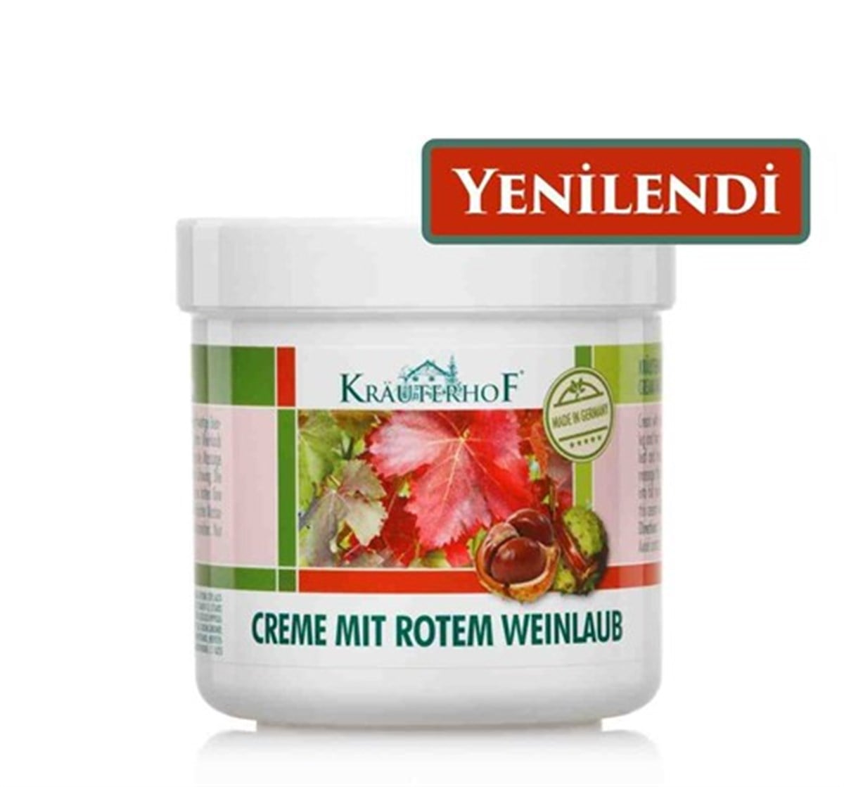 Krauterhof Kırmızı Asma Yaprağı Bacak Kremi 100 Ml