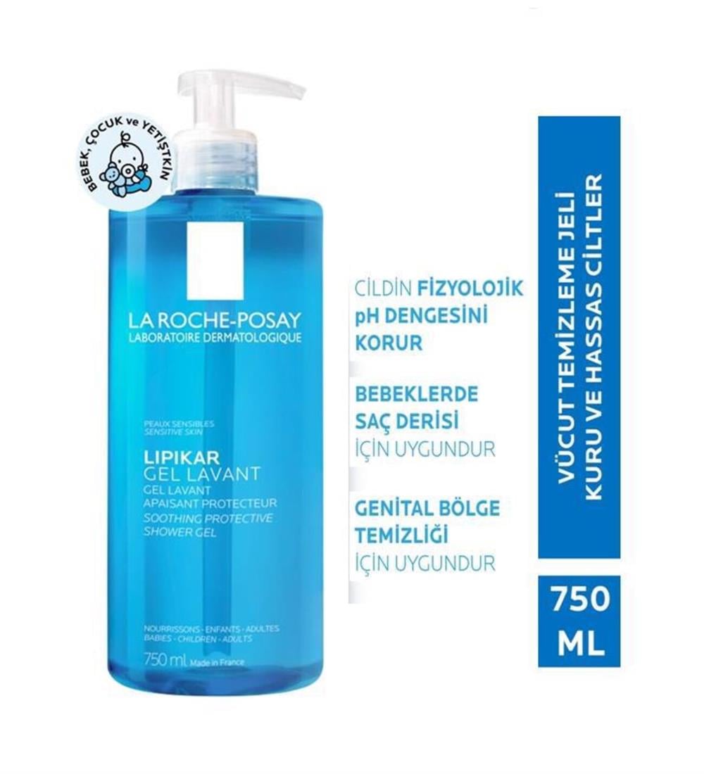 La Roche Posay Lipikar Gel Lavant 750Ml-La Roche Posay