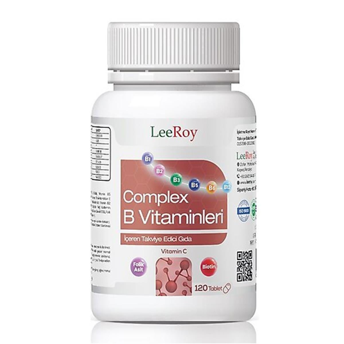 Leeroy Compleks B Vitamini 120 Tablet-LeeRoy