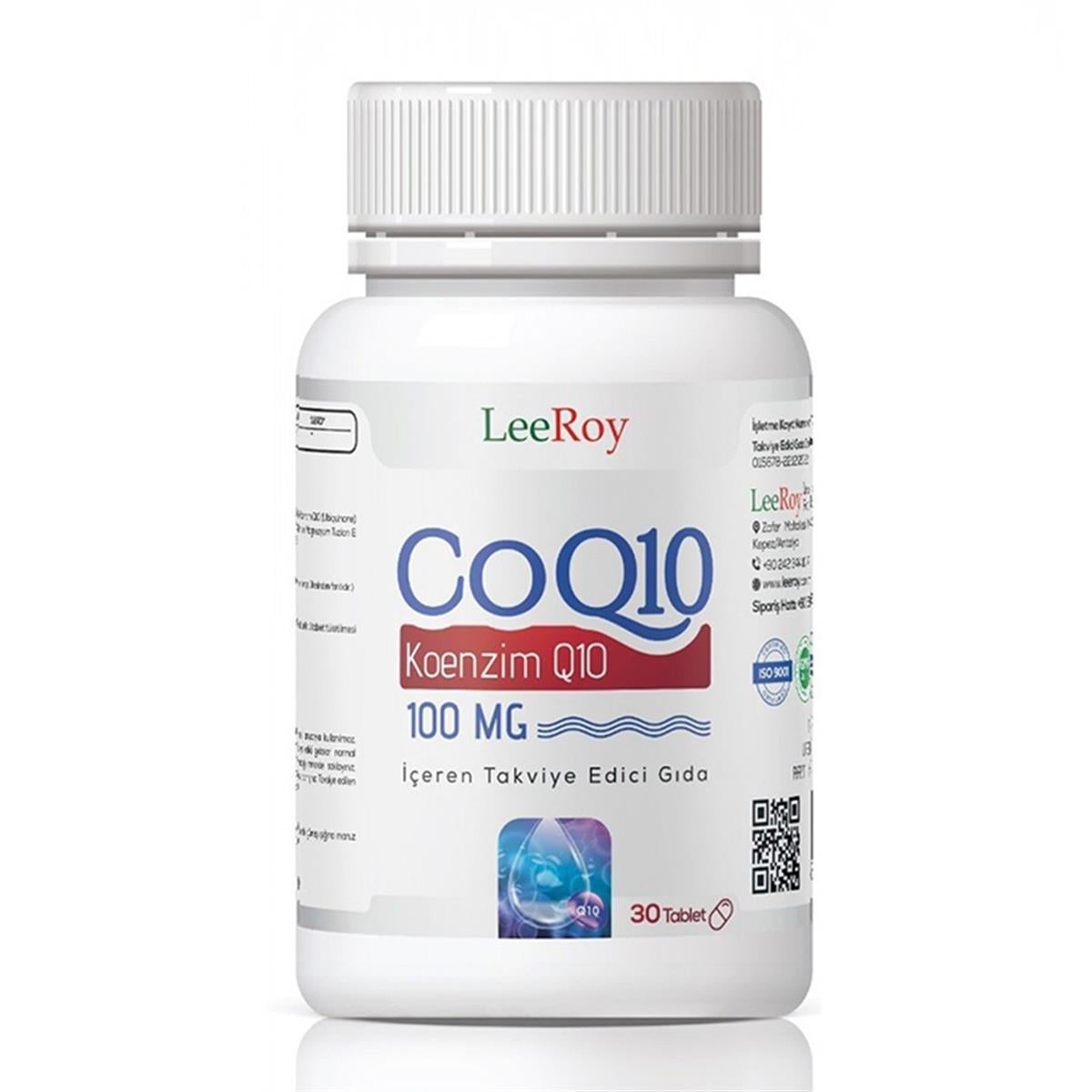 Leeroy COQ10 100 mg 30 Tablet-LeeRoy