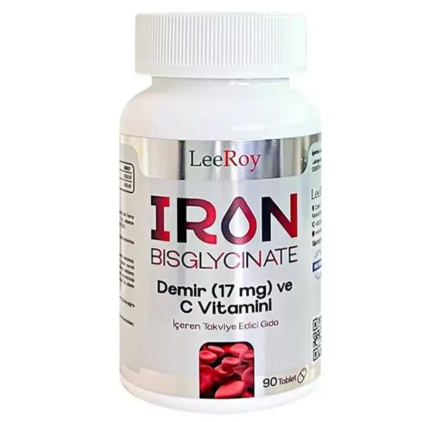 Leeroy Iron Bsgylicinate 90 Tablet-LeeRoy