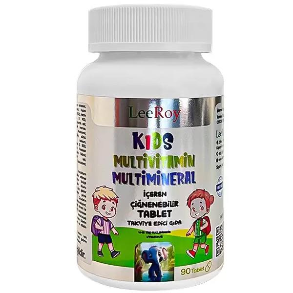 Leeroy Kids Multivitamin Multimineral 90 Tablet-LeeRoy
